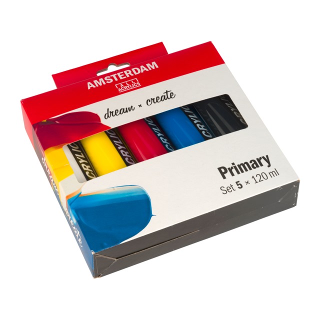 Colori acrilici Amsterdam serie Standard set primari