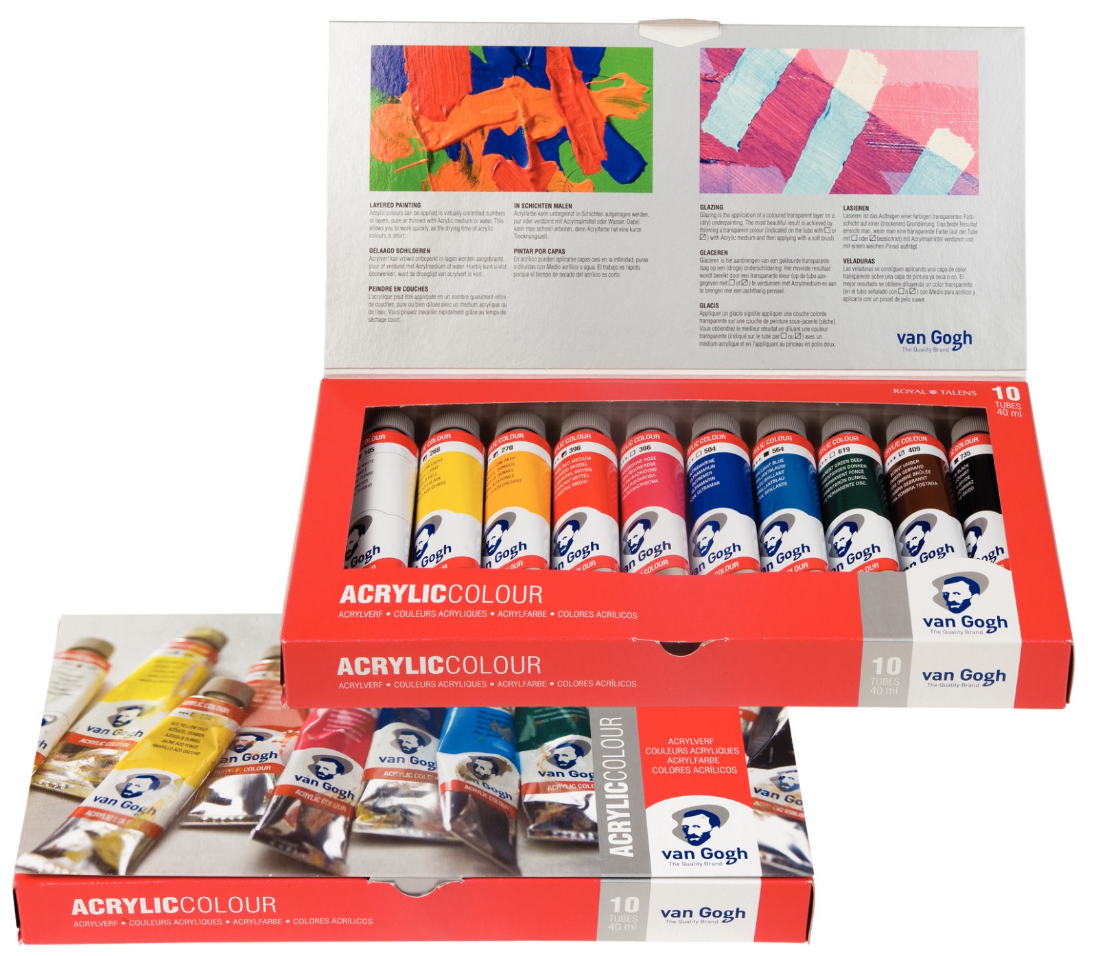 Royal Talens Van Gogh Set Basic Talens con Colori Acrilici