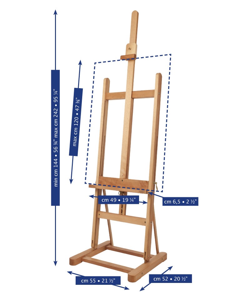 Cavalletto da studio M/10 in Legno Mabef - immagine 2