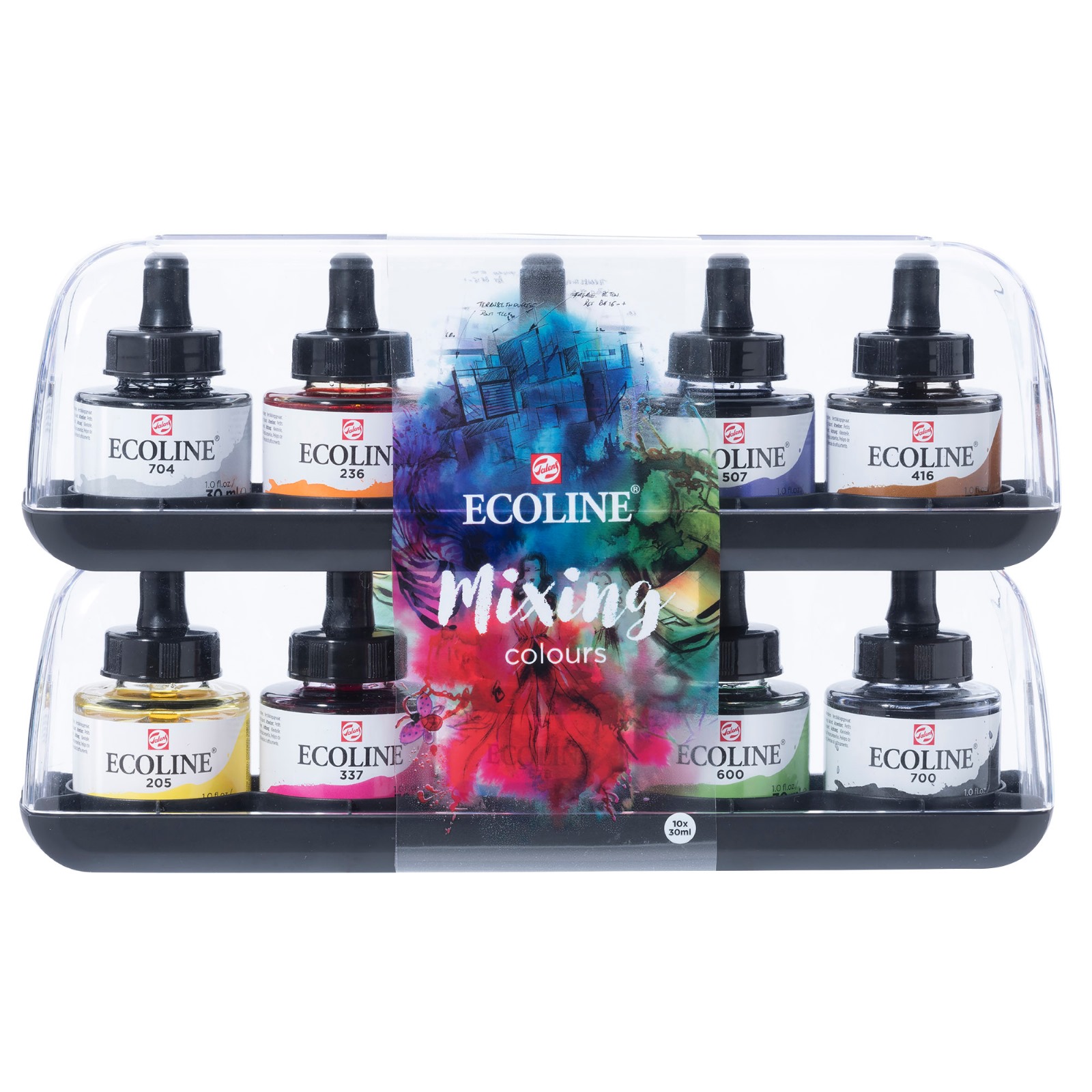 Ecoline acquerelli liquidi set 10 flaconi