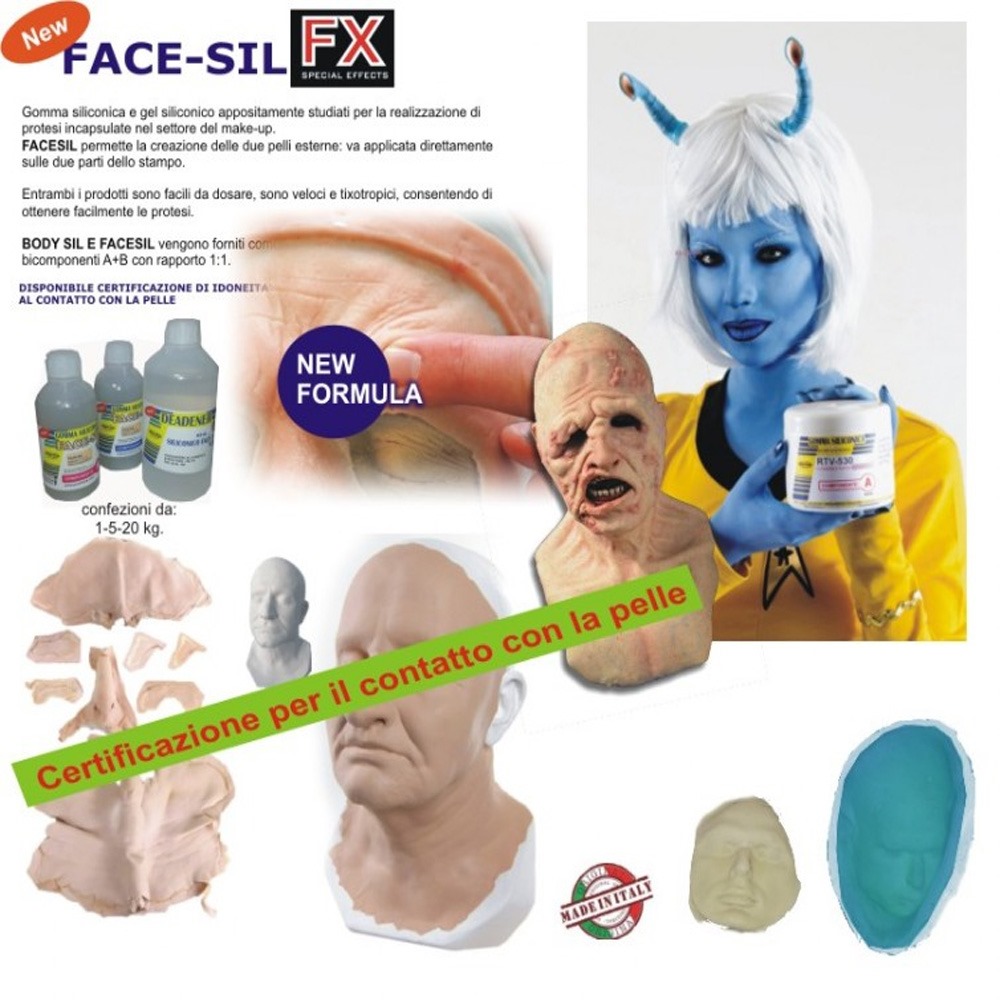 Gomma siliconica FACESIL A+B - immagine 2