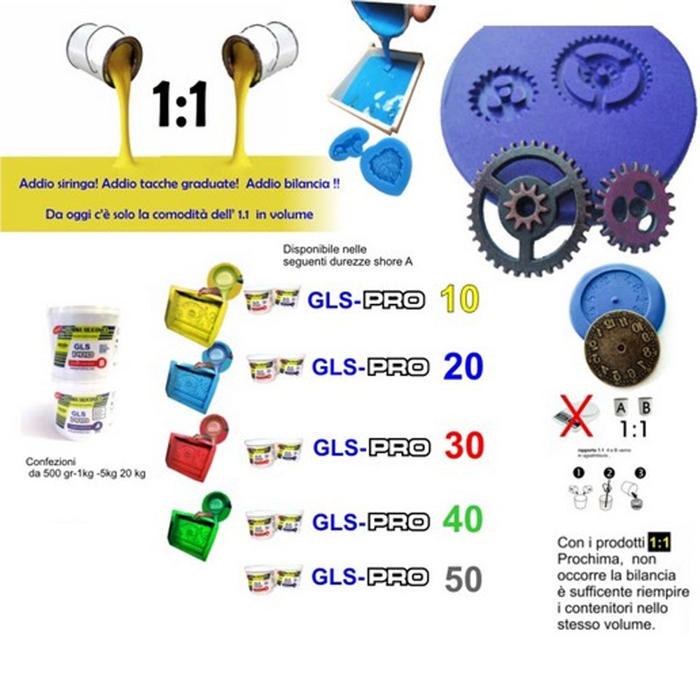 Gomma siliconica da colata GLS PRO A+B - immagine 3
