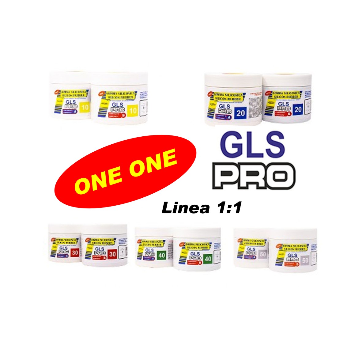 Gomma siliconica da colata GLS PRO A+B