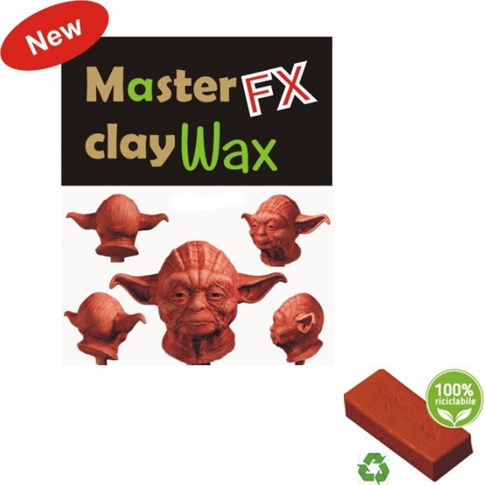 Plastilina modellabile rossa Master Clay Wax