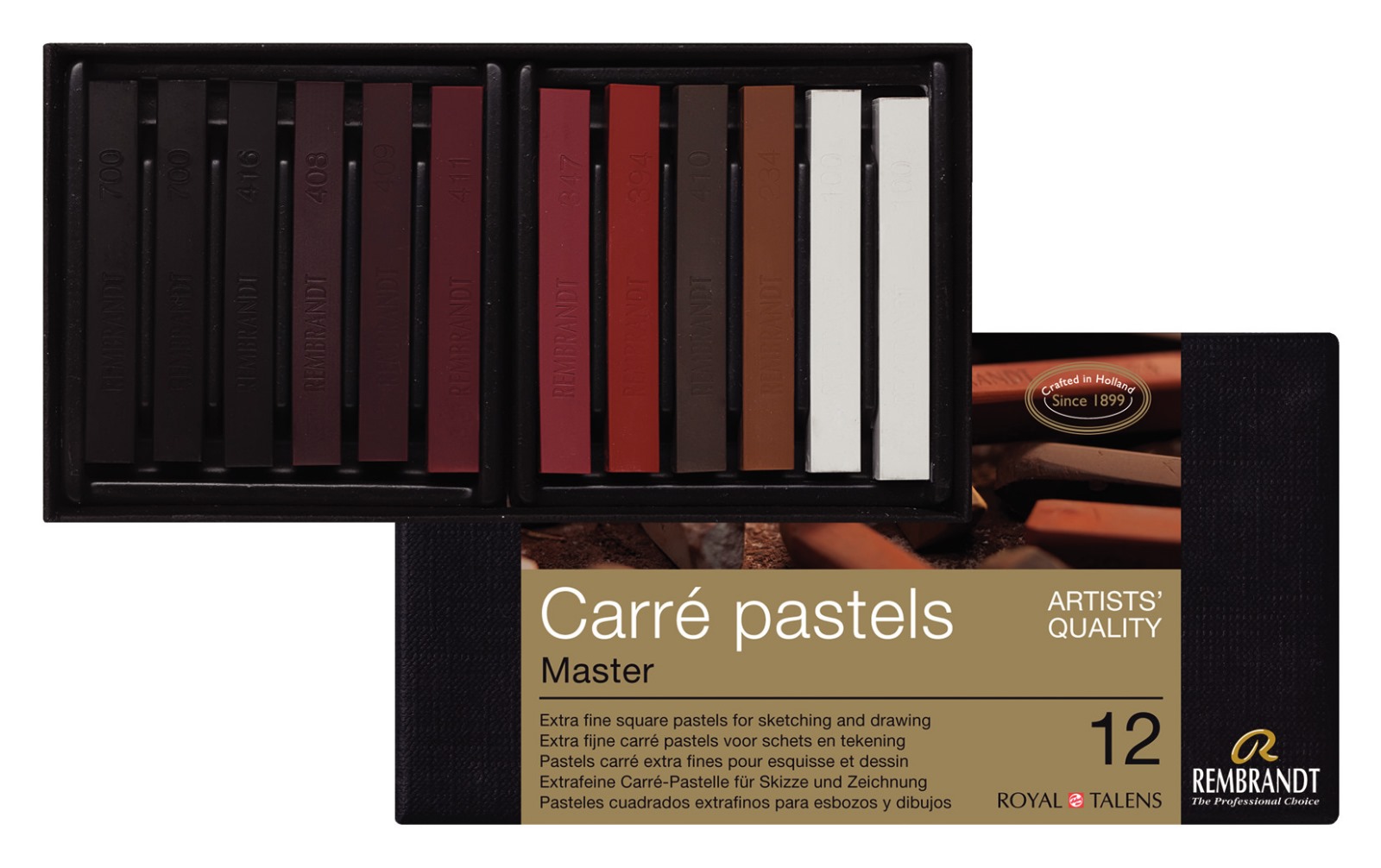 Pastelli Carrè Rembrandt Set Talens - immagine 2