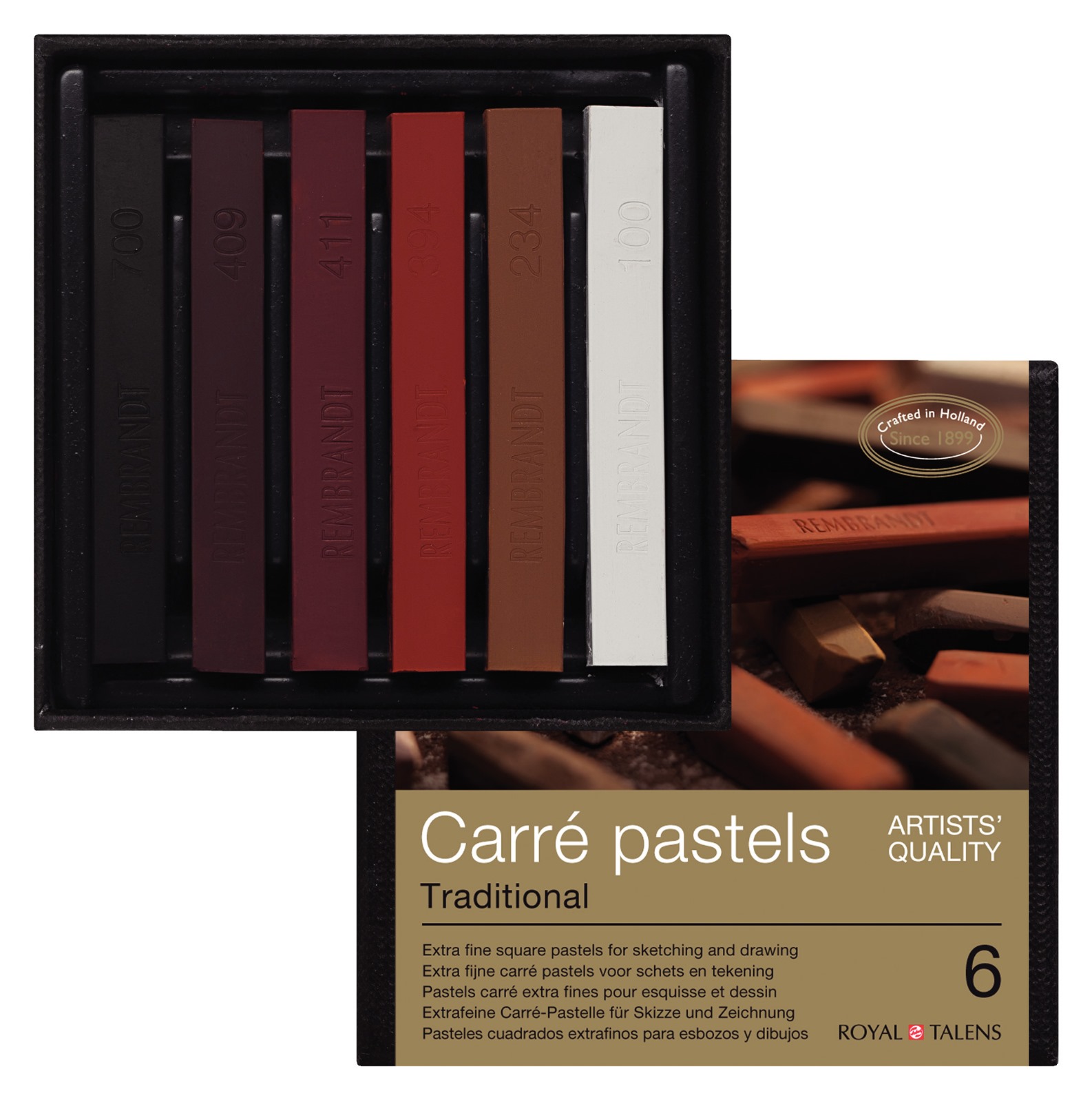 Pastelli Carrè Rembrandt Set Talens