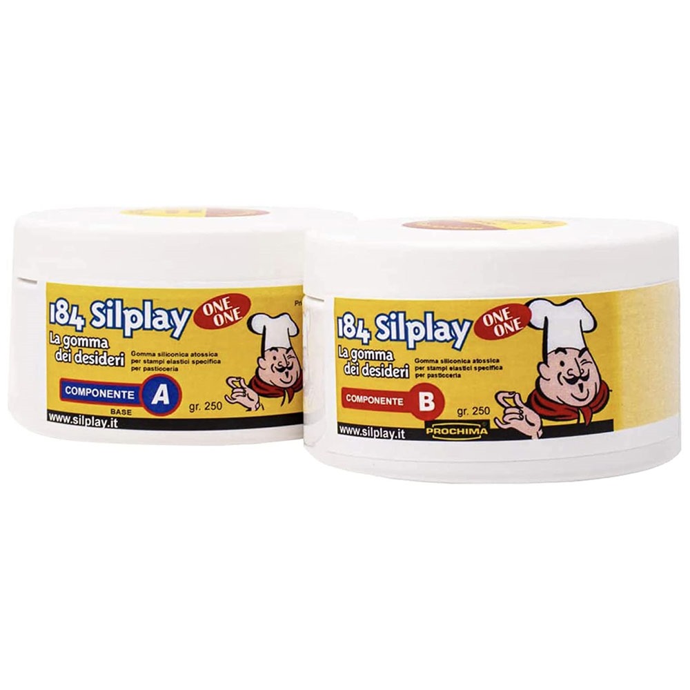 Gomma siliconica SILPLAY 184 atossica per stampi alimentari