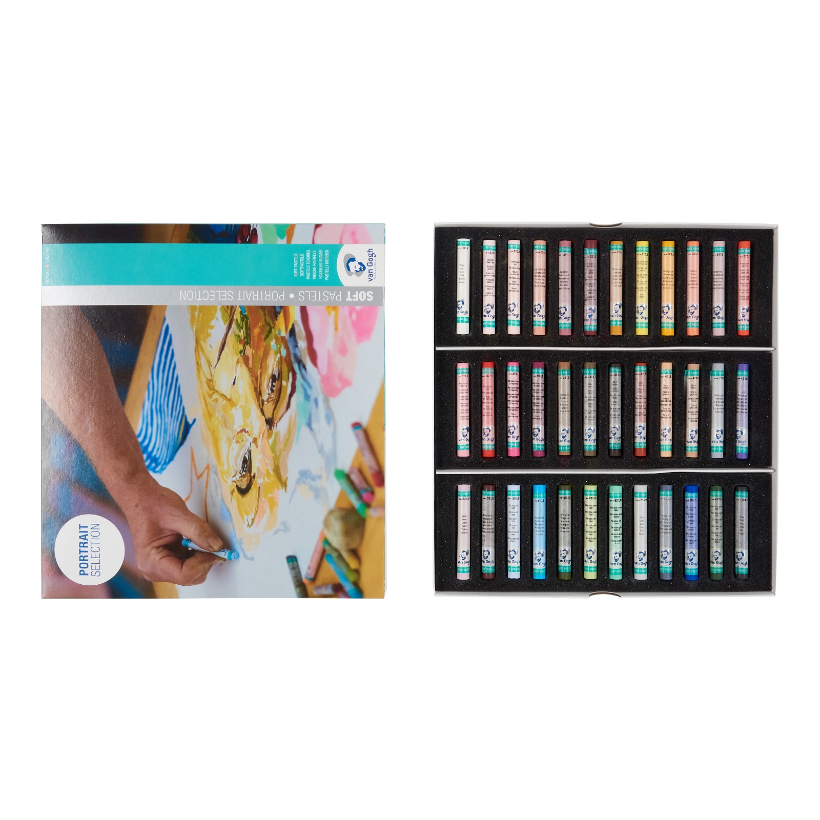 Soft Pastels Van Gogh Set Portrait Selection 36 colori Talens