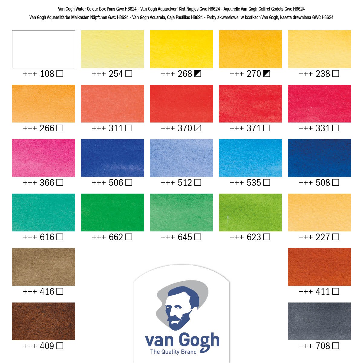 Acquerelli Van Gogh SET 24 Godet Talens - immagine 2
