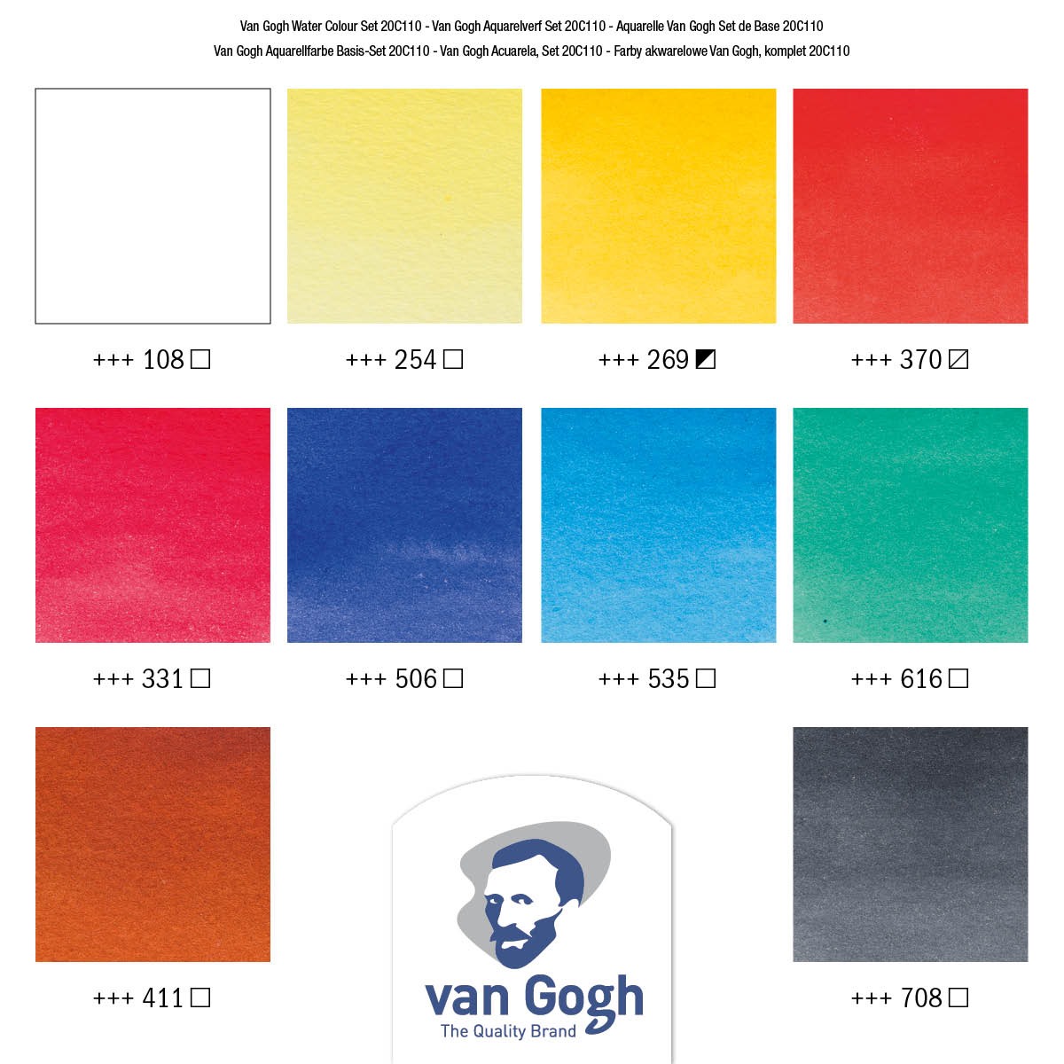 Acquerelli Van Gogh SET Basic tubo Talens - immagine 2