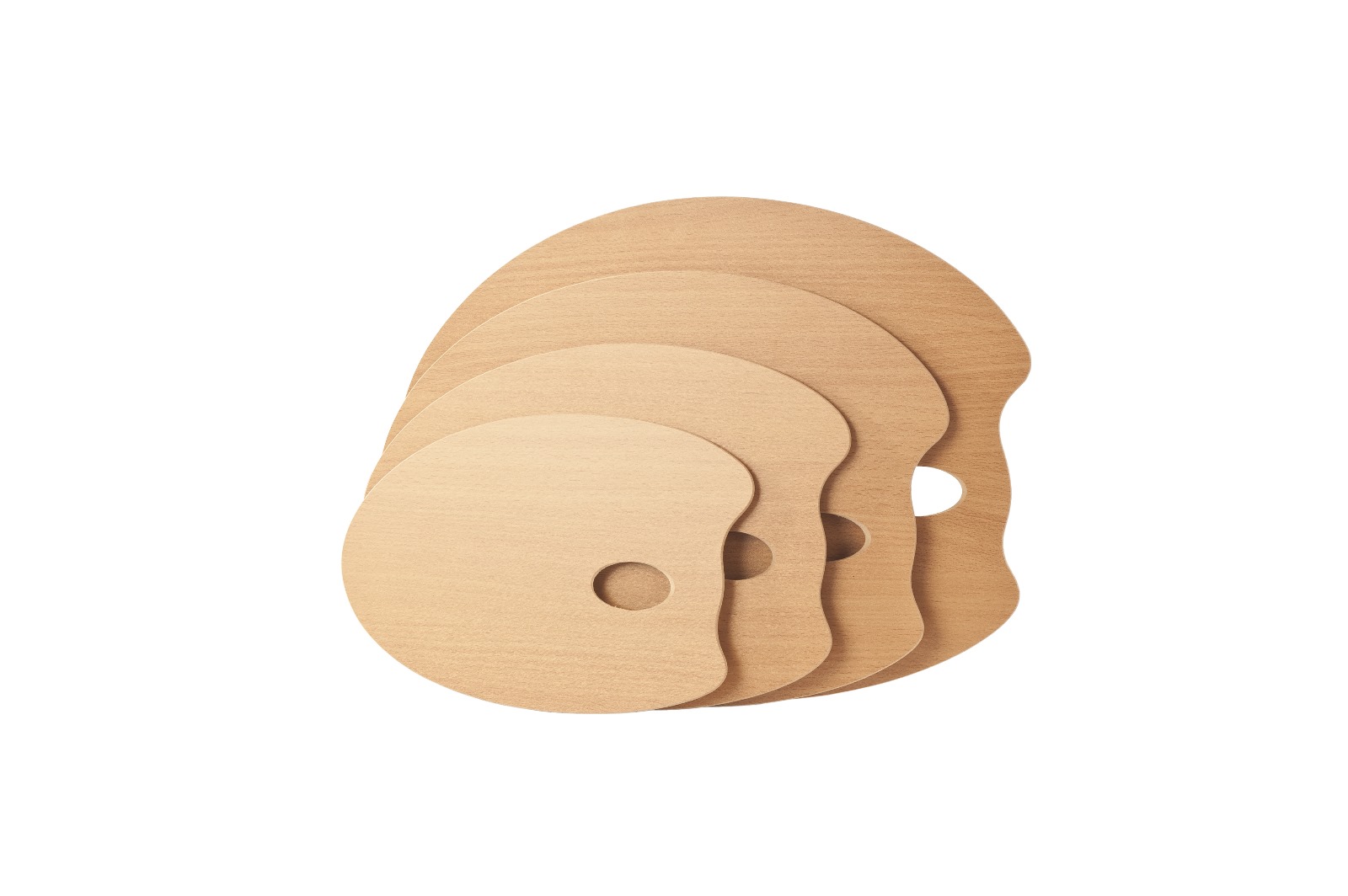 Tavolozza in legno M/O ovale