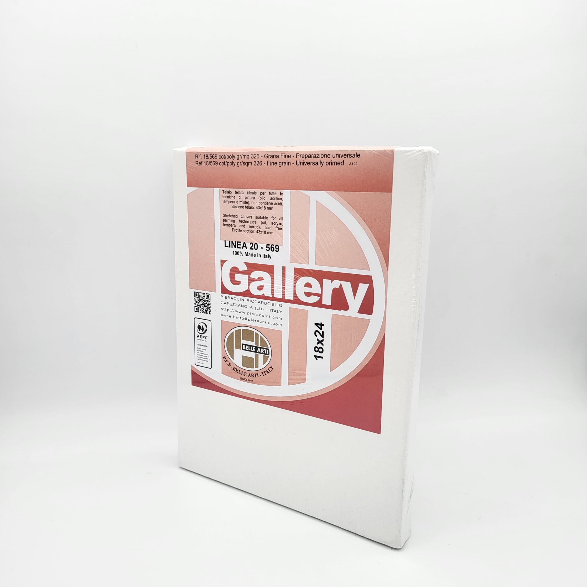 Tele per pittura Telaio Telato Gallery 569 cotone/poliestere grana fine