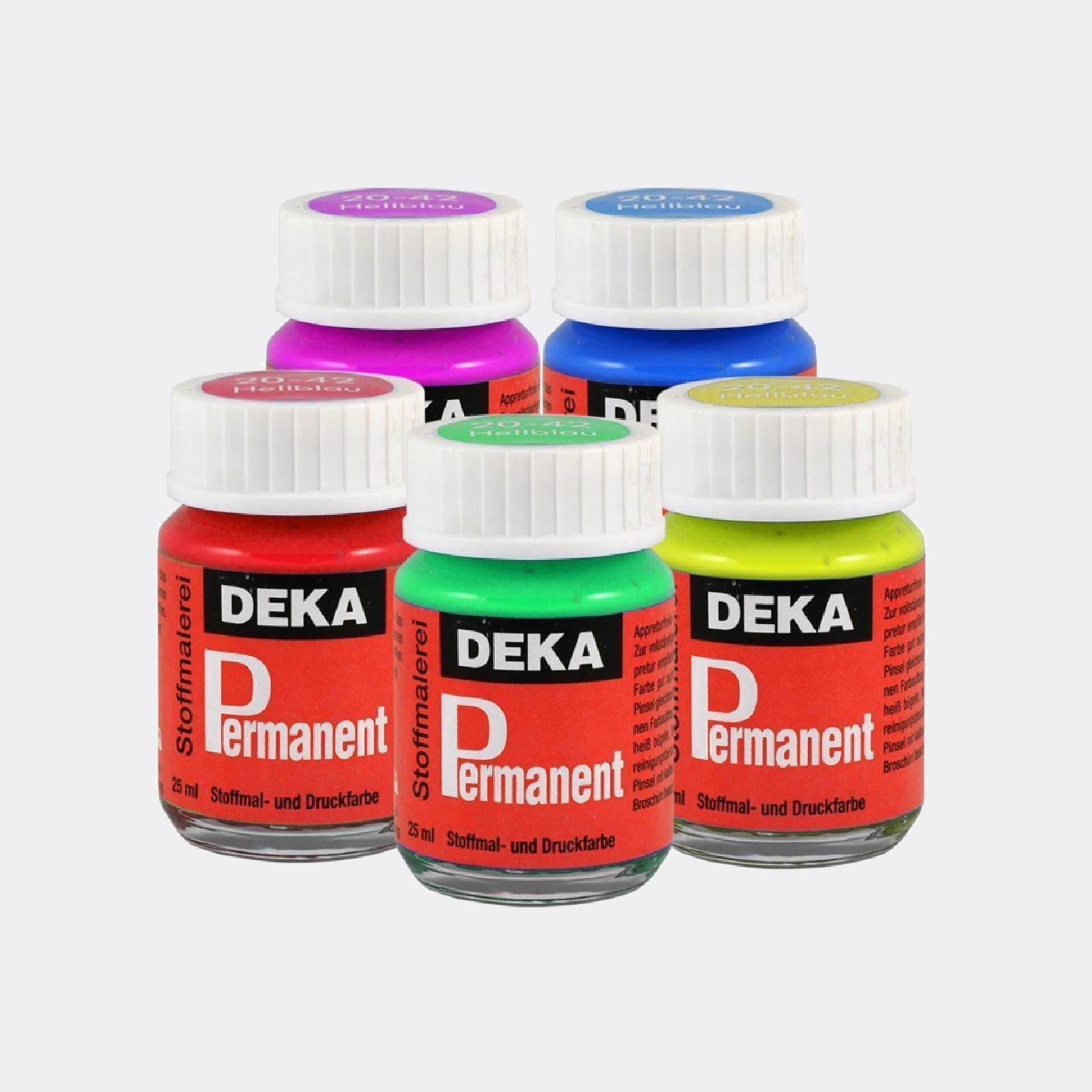 DEKA PERMANENT colori per dipingere su stoffe (chiare)