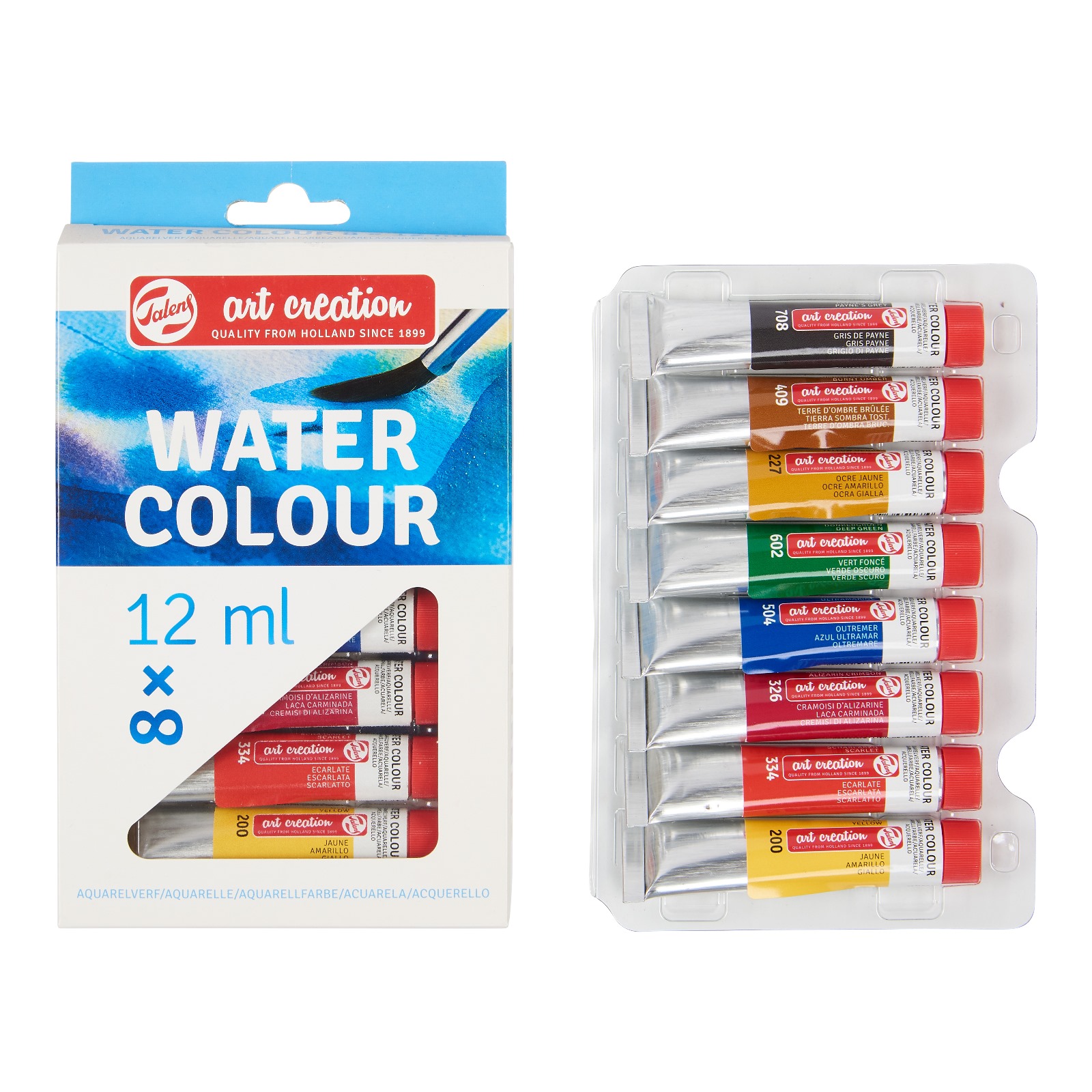 Acquerelli TALENS ART CREATION set 8 tubi da 12 ml - immagine 2