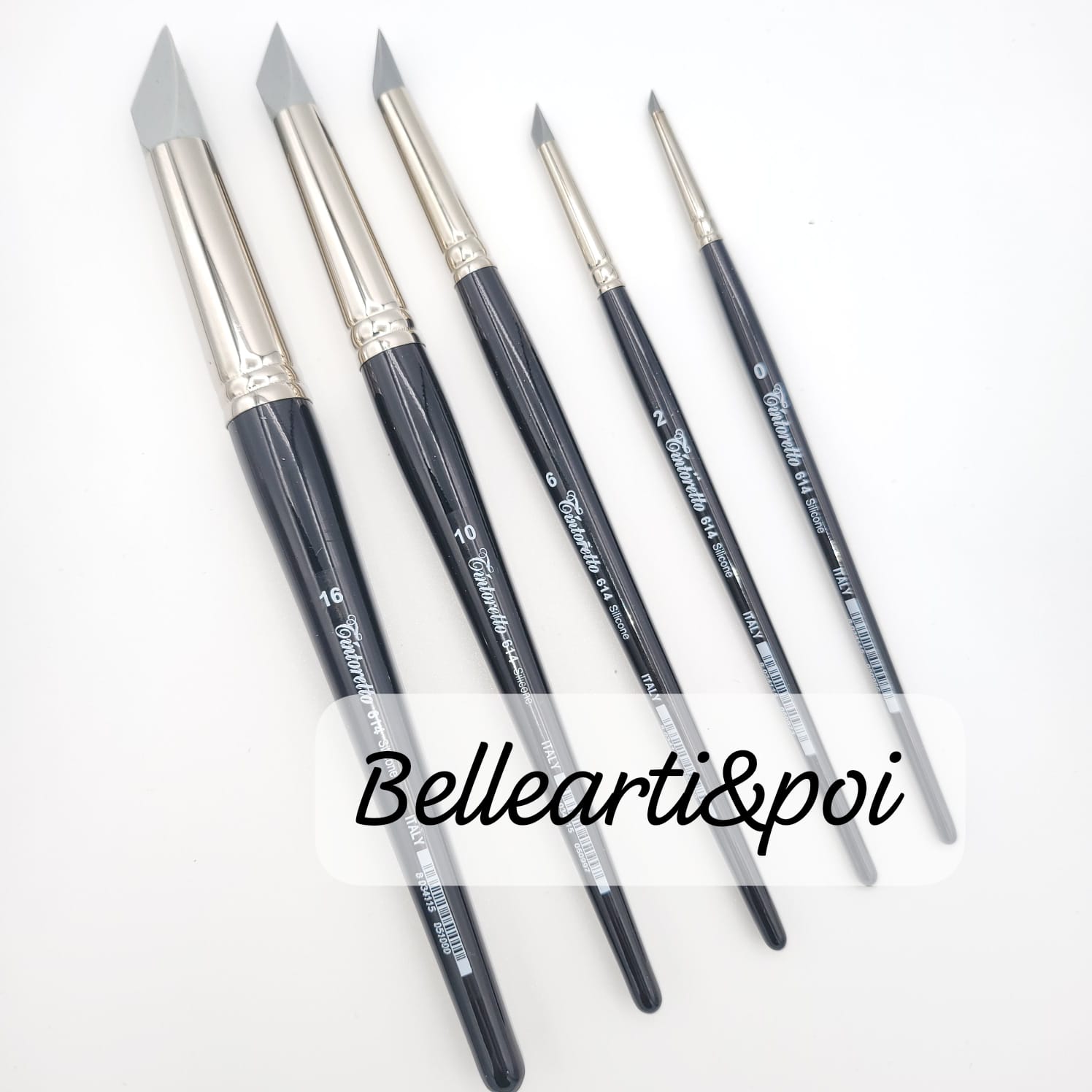 Pennello triangolare in silicone TINTORETTO s.612