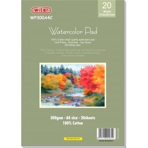 Blocco Carta per Acquerello formato A4 colore Avorio Naturale Wiler