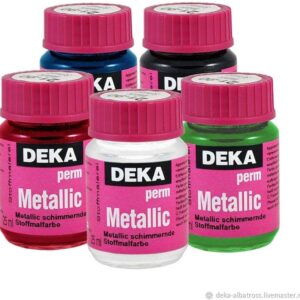 DEKA PERMMETALLIC colore metallico per stoffe