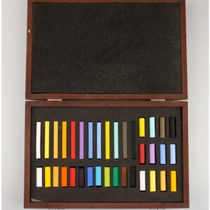 Cofanetto in Legno Pastelli Soft 36 pz Divolo