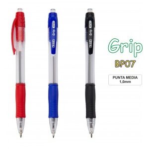 Penna a sfera GRIP Blu - Nera - Rossa