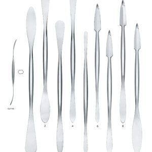 Spatole in Acciaio INOX per Scultori e Restauratori Made in Italy