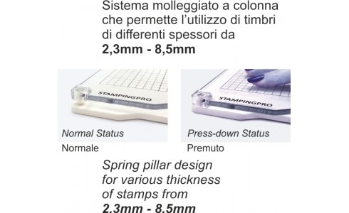 Base per Timbri formato A5 SPA5 STAMPINGPRO - immagine 3