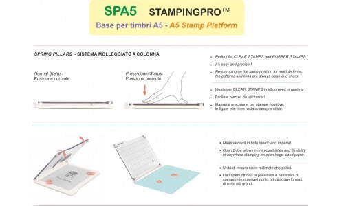 Base per Timbri formato A5 SPA5 STAMPINGPRO - immagine 5