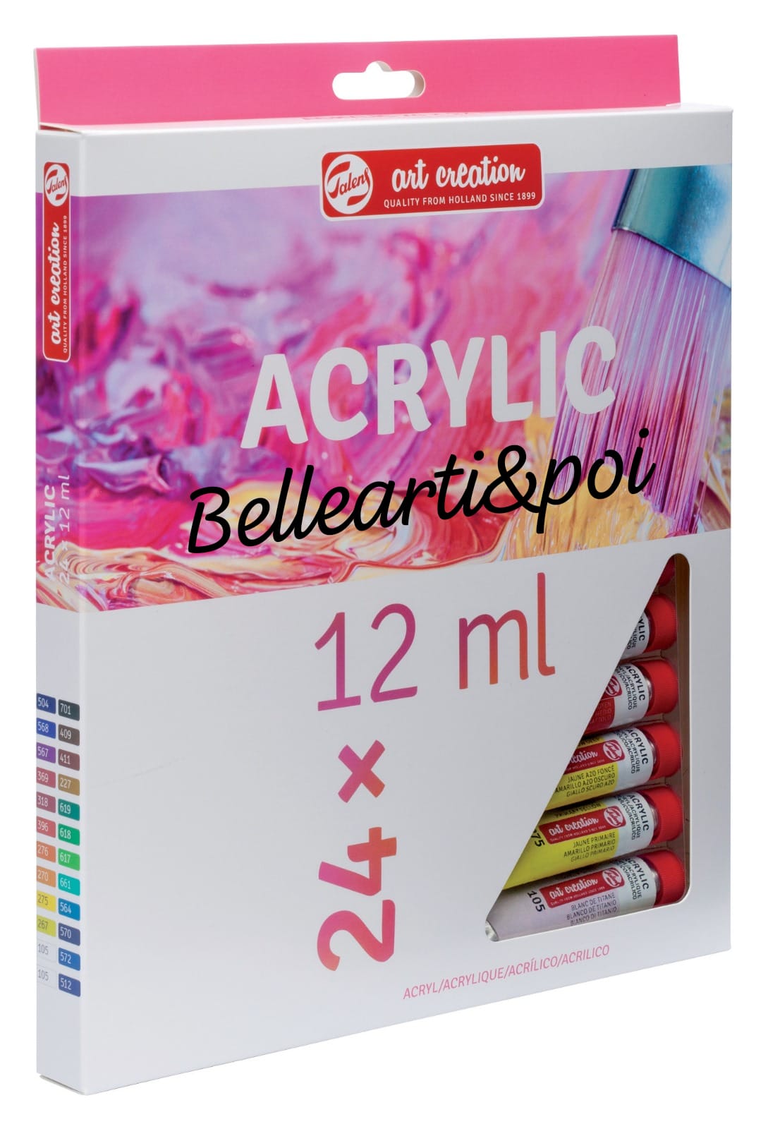 Colori Acrilici TALENS ART CREATION set 24 tubi da 12 ml