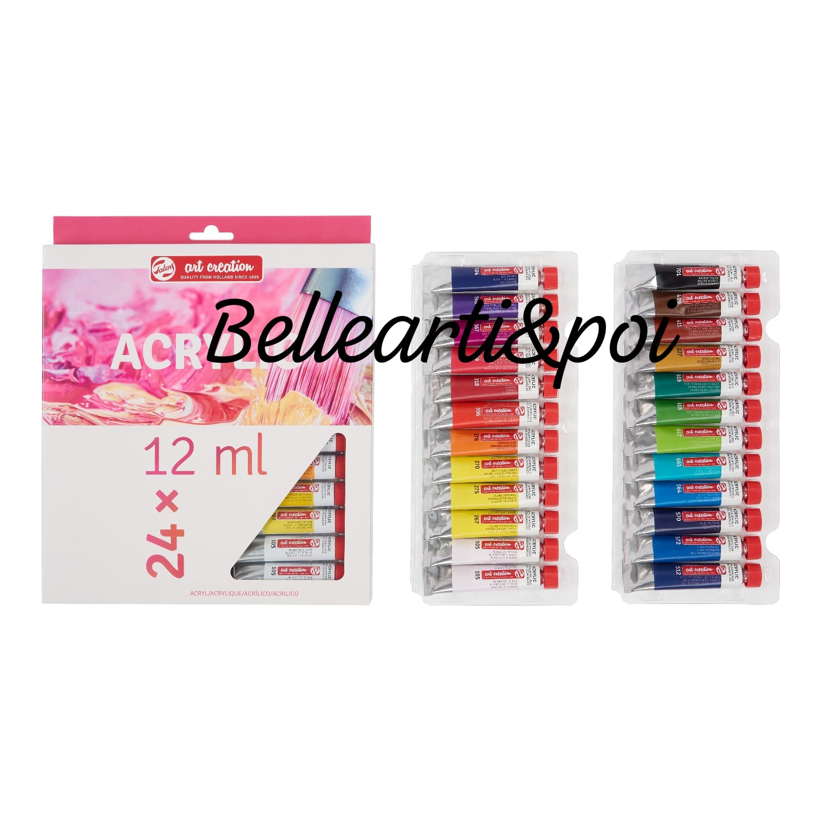Colori Acrilici TALENS ART CREATION set 24 tubi da 12 ml - immagine 2
