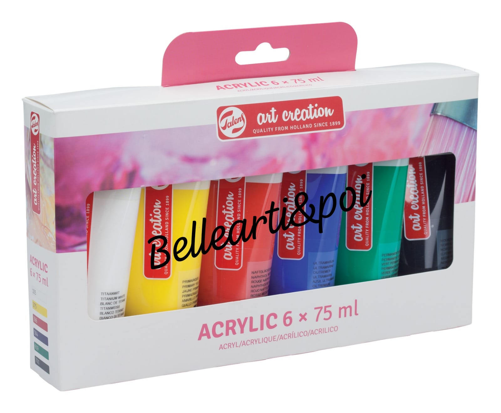 Colori Acrilici TALENS ART CREATION set 6 tubi da 75 ml