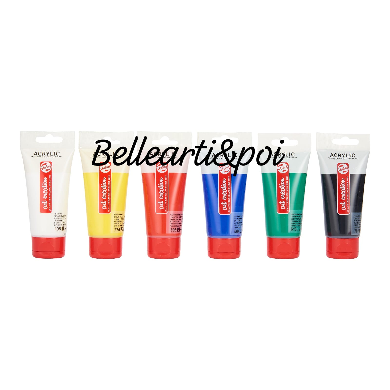 Colori Acrilici TALENS ART CREATION set 6 tubi da 75 ml - immagine 2