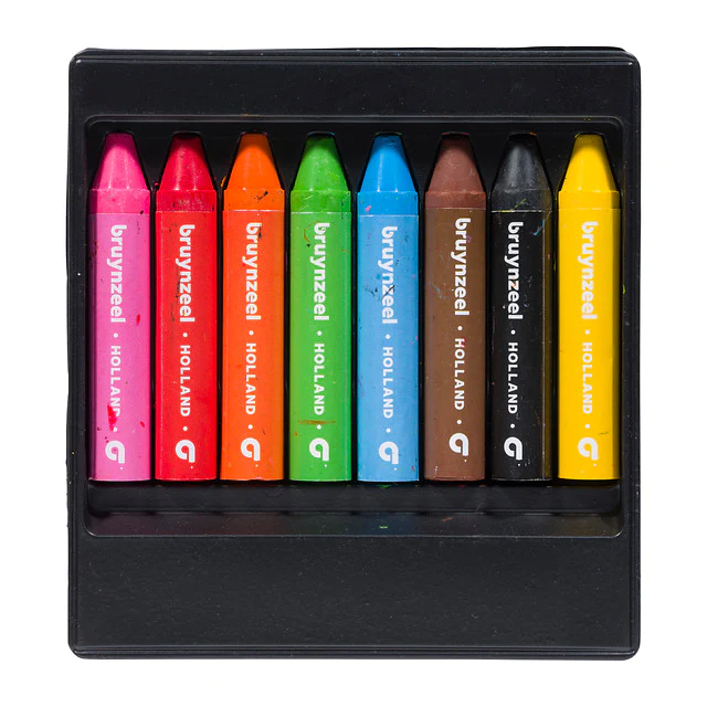 Pastelli a Cera Set 8 Bruynzeel speciali per Bimbi - immagine 2