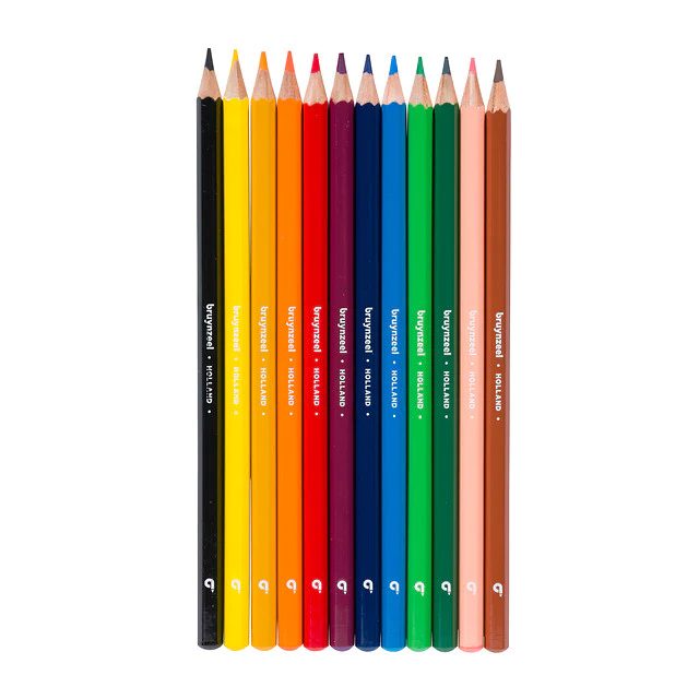 Matite Colorate Colour Set 12 Bruynzeel speciali per Bimbi - immagine 2