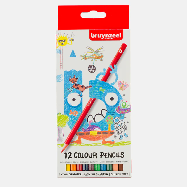 Matite Colorate Colour Set 12 Bruynzeel speciali per Bimbi