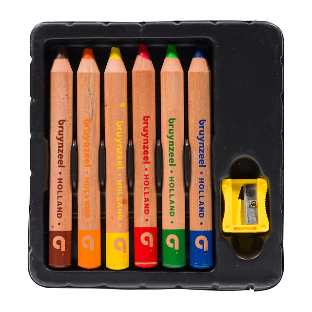 Matite Colorate Soft Set 6 Bruynzeel speciali per Bimbi - immagine 2