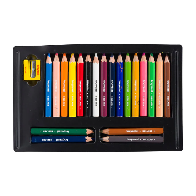 Matite Colorate Thick & Short Set 20 Bruynzeel speciali per Bimbi - immagine 2