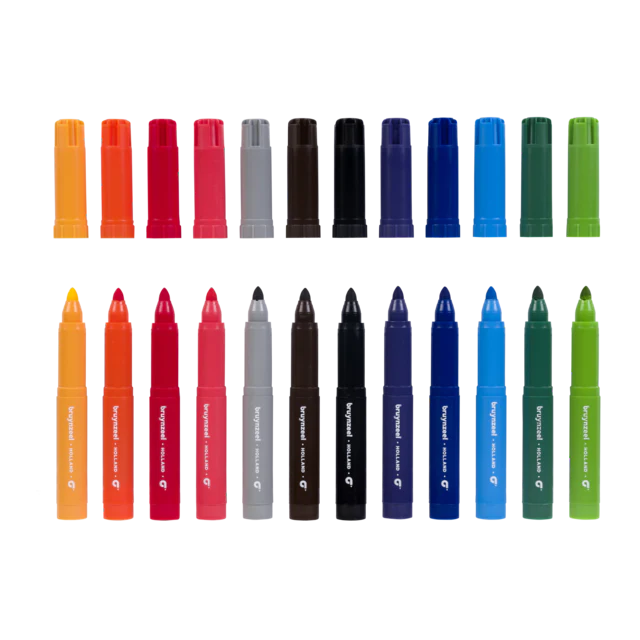 Pennarelli Big Point Set 12 Bruynzeel speciali per Bimbi - immagine 2