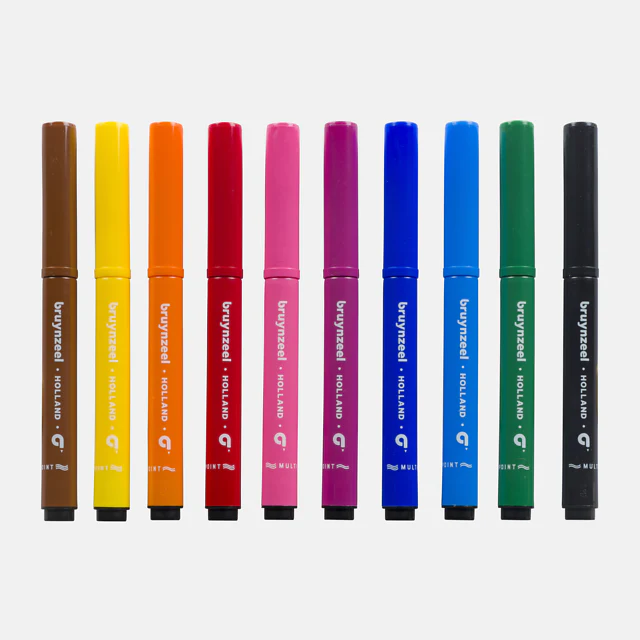 Pennarelli Multi Point Set 10 Bruynzeel speciali per Bimbi - immagine 3