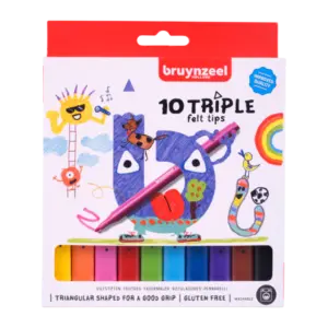 Pennarelli Triple Set 10 Bruynzeel speciali per Bimbi