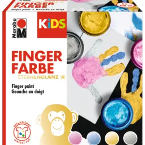 Colori a Dita Kids Stelle Cadenti set 4 speciale per Bimbi