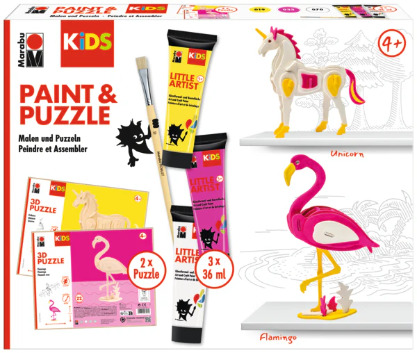 Paint & Puzzle set Unicorno speciale per Bimbi