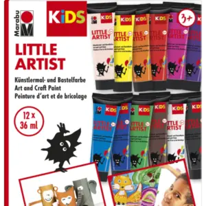 Marabu Kids Little Artist Set 12 x 36 ml colori pensati e creati per Bimbi