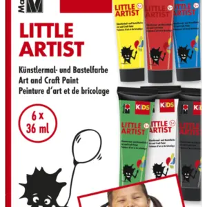 Marabu Kids Little Artist Set 6 x 36 ml colori pensati e creati per Bimbi