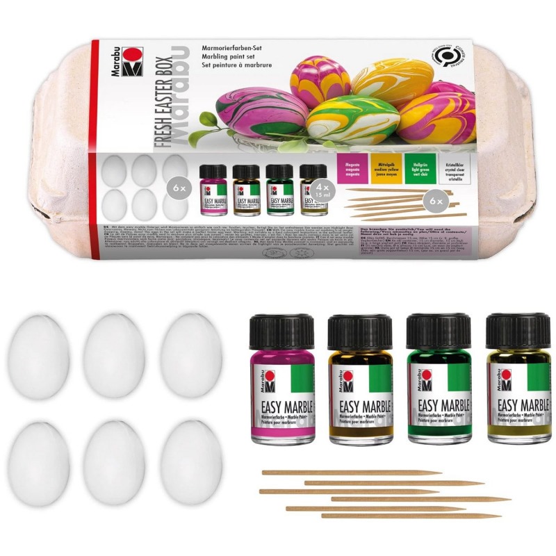 Fresh Easter Box Easy Marble Marabu