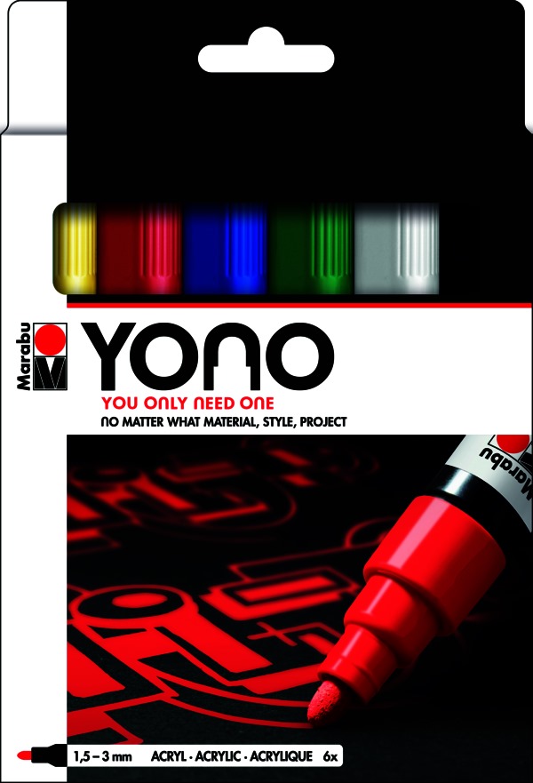 Pennarelli Marabu Yono set da 6