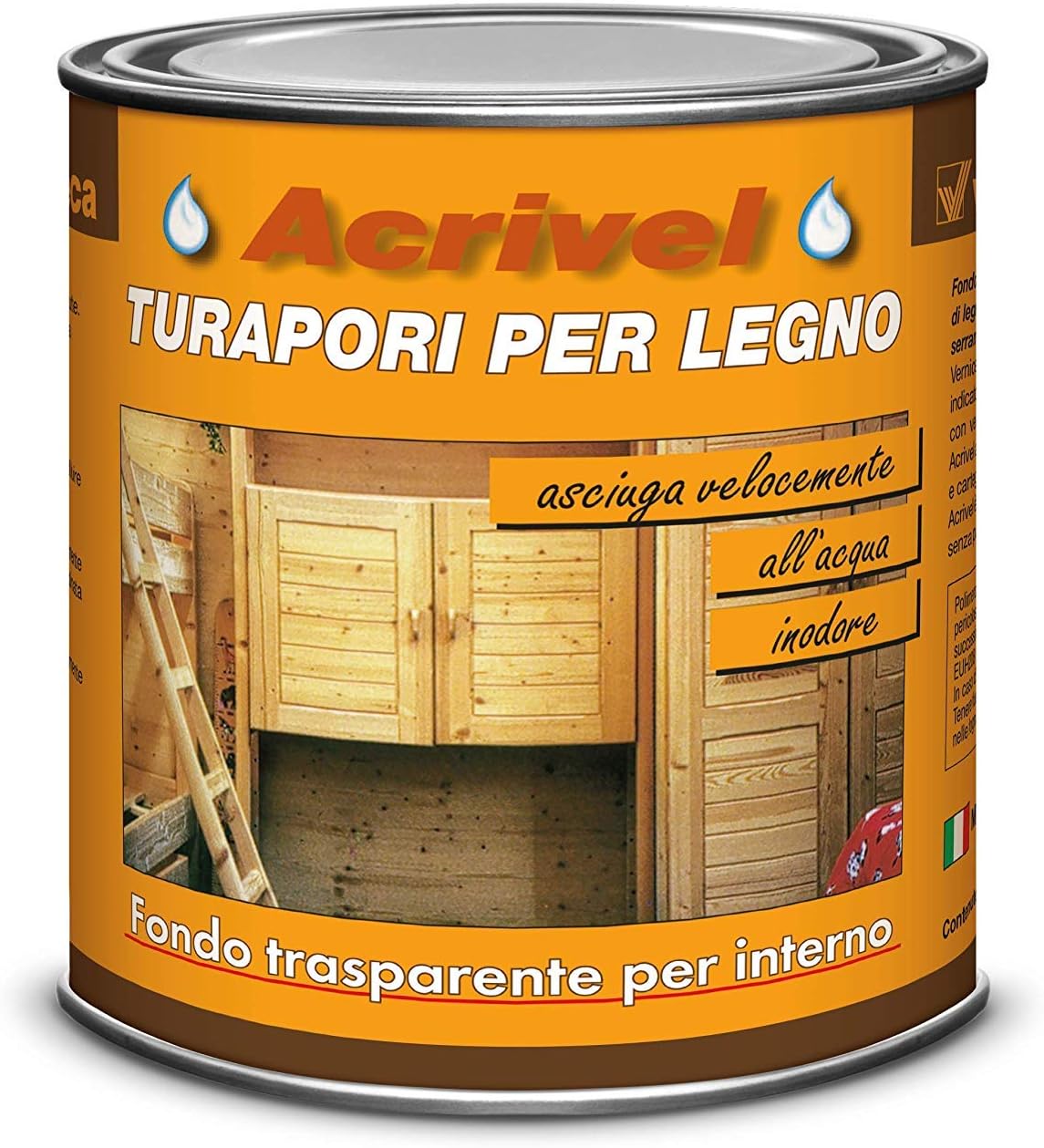 Acrivel Fondo Turapori per Legno