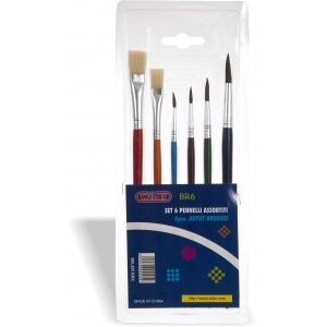 Set 6 Pennelli Assortiti Wiler