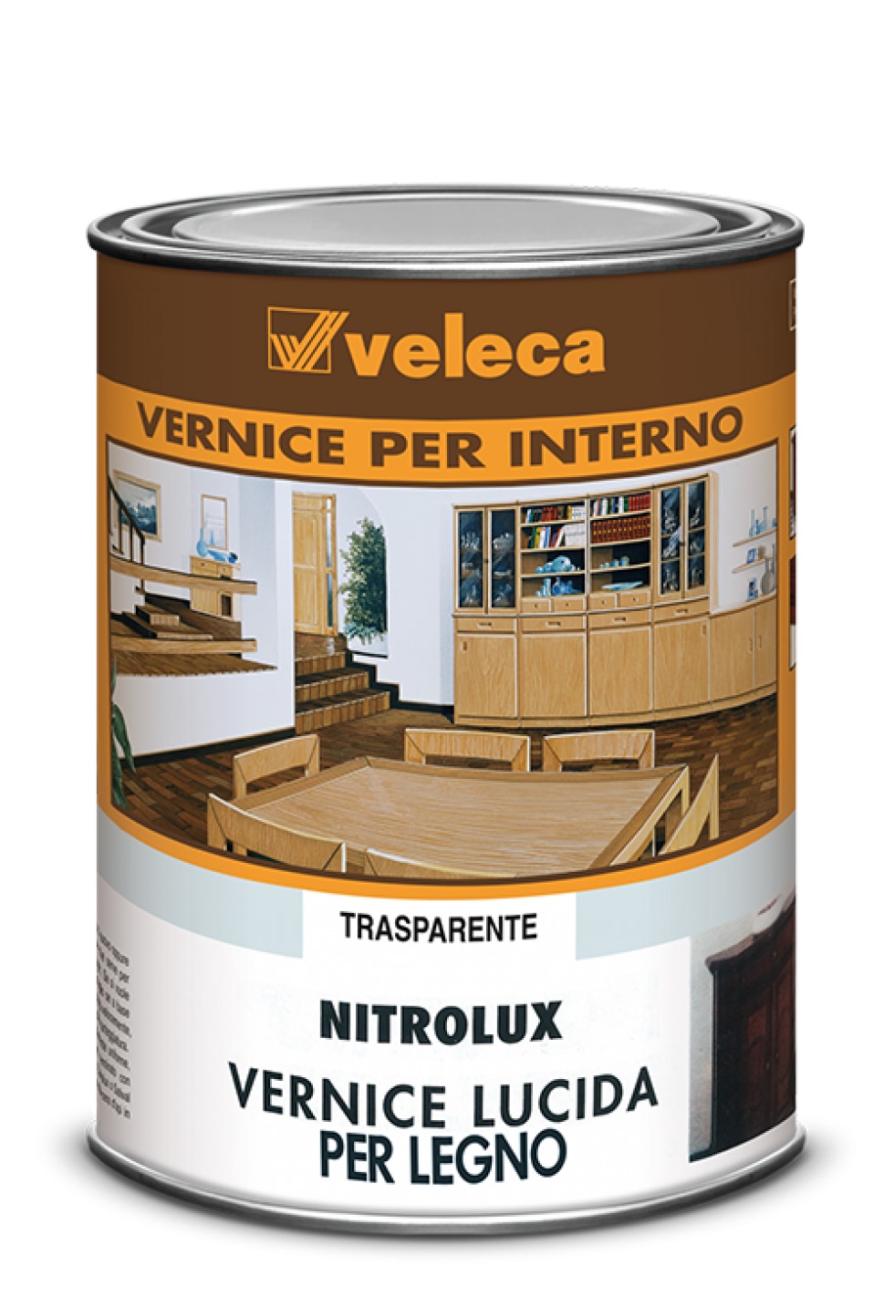 Nitrolux Vernice di Finitura Brillante per Legno