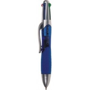 Penna a Sfera 4 colori Grip in gomma Wiler
