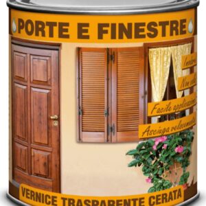 Porte e Finestre vernice Trasparente Cerata/Satinata