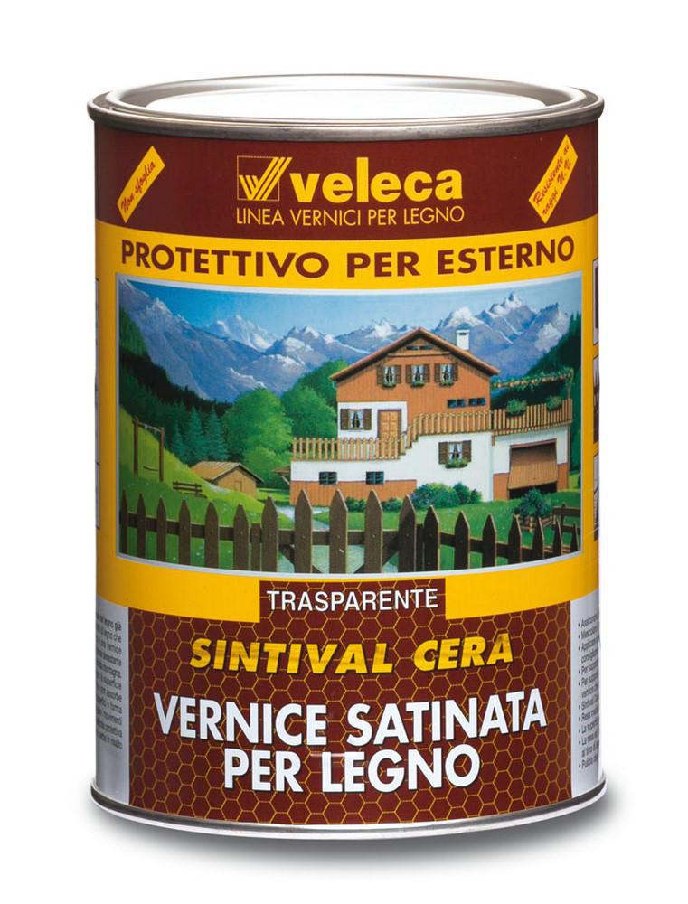 Sintival Vernice Satinata Trasparente per Legno da Esterno